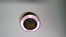 US MILITARY INSIGNIA CREST UNITED STATES ARMY LARGER 1 1/2 IN