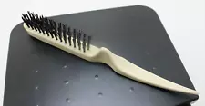 Avon SLENDERLINE Hair Brush for styling and teasing NOS Vintage Beige 8.75 Inch