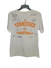 Pat Summit Autographed Lady Volunteers Basketball University of Tennessee Shirt