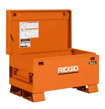 RIDGID~JobBox~32x19x19~Orng Steel~2 Keys Master Lck~Calc Flat Rate Ship Or P/Up