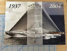 luxury RANGER SAIL BOAT sales brochure 2004