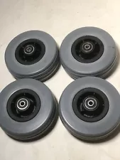 Quantum Q6 Edge Gray 6x2 Cast Wheel 4 Casters For Power Wheelchair