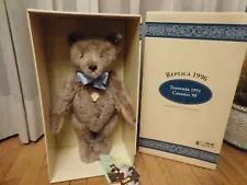 Vintage 20" Steiff Teddy Bear 1951 Caramel Limited Mohair MIB #391/5000