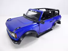 Crawler RC Ford Bronco Truck Body Scale Blue Metal Plastic Off Road Desert