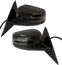 72 1+1 BLACK LEFT DRIVER RIGHT PASSENGER MIRROR MERCEDES S400 S500 07-13 UPGRADE (For: 2013 S500)