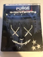 The Purge Election Year Steelbook 4K UHD + Blu-ray + Digital Best Buy Rare OOP