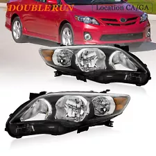 For 2011 2012 2013 Toyota Corolla Headlights Headlamps Replacement Left+Right (For: Toyota Corolla)