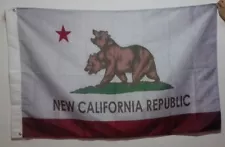 3'X5' Retro Flag Vintage Banner new California Republic Brass grommets 90*150cm