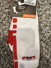 NWT Nike Lebron James L 8-12 Elite Athletic Crew Socks SX4696-162 2018 Vintage