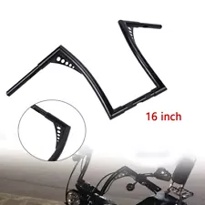 16" Rise Handlebars Iron Motorcycle Fit For Harley Heritage Softail Classic