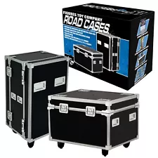 Set of 2 Road Cases for WWE & AEW Wrestling Action Figures