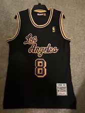 Replica Kobe Bryant Los Angeles Lakers Black #8 Mitchell&Ness Jersey Adult Large