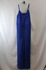 NWT Torrid Women's Royal Blue Pleated V Neck Chiffon Jumpsuit SZ 2X