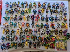 BIG 95+ TOY Collection 1990s TEENAGE MUTANT NINJA TURTLES FIGURES & ACCESSORIES