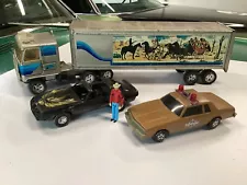 Vtg 1981 Ertl Smokey And The Bandit Chase Set Semi Tractor Trailer Truck