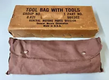 Original 986362 GM TOOL BAG AND TOOLS For 1955 Chevys and Others - Excellent!