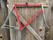 Raleigh Racing USA Grand Prix Frameset 57cm Reynolds Steel Vintage Road Bike