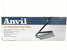 Anvil Vinyl Tile Cutter 12 In. Steel Blade Die-Cast Aluminum Base 1006402015 USE