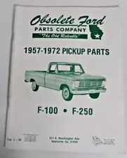 Obsolete Ford parts Co 1957-72 pickup parts F100/250 vol 1 / 1999 Nashville GA