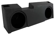 Rockville Dual 10" Ported Bedlined Sub Box For 2019-Current GM Crew+Double Cab