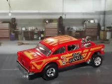 1955 CHEVROLET BEL AIR SUPERCHARGED BIG BLOCK V-8 GASSER DIE CAST DRAGSTER!