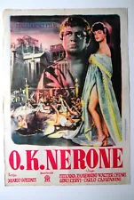 O.K. NERONE ITALIAN SOLDATI 1951 CERVI SILVANA PAMPANINI RARE YUGO MOVIE POSTER