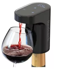 Redsack Wine Dispenser Electric Decanter Aerator Whiskey Pourer Pump BLACK