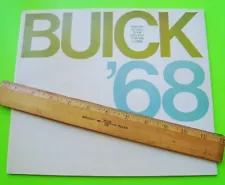 1968 BUICK BIG DLX 76-pg COLOR CATALOG Brochure RIVIERA Electra GS 400 Wildcat