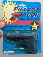 Toy Potato Pellet Gun Diecast Metal - original packaging - hours of fun