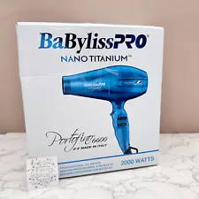 BaByliss PRO Nano Titanium Portofino 6600 Full Size Dryer - 100% Authentic