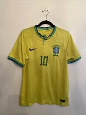 22/23 Home Brazil Jersey 10# - Neymar Jr Size Small Embroidered Read