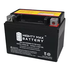 Mighty Max YTX4L-BS Replaces Motorcycle Scooter ATV Batteries