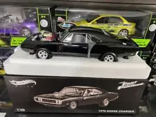 Hot Wheels 1970 DODGE CHARGER 1/18 Wild Speed Minicar not for sale