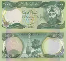 ALHAZEN 10000 IRAQI DINAR GLOSSY POSTER PICTURE PHOTO money currency arabic 149