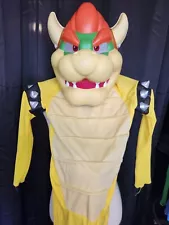 Child's Deluxe Nintendo Super Mario BOWSER Costume Size Medium (7/8)