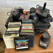 Atari 2600 System Bundle with Console, 15 Games, Joystick, Paddles, and More LOT