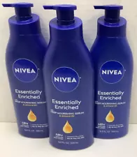 Nivea Essentially Enriched w/Nourishing Serum & Almond Oil, 16.9oz, 3pk