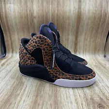 Men’s Size 10.5 - Supra x Lil Wayne Spectre Chimera Black/Cheetah Print Shoes