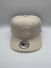 Chance The Rapper 3 Era Cap Snapback Hat Stone White Super Rare