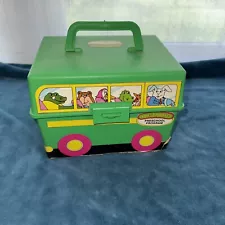 Vintage Sweet Pickles Preschool Program Learning Case Activity Bus With Cards