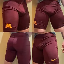 Men’s Nike Compression Shorts XL Team Issued College Jock Gym Gear EUC