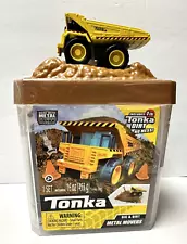 Tonka Dig & Dirt Metal Movers Play Set Dump Truck Magic Sand Storage Case New