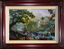 Thomas Kinkade ~ The Jungle Book ~ 24x36 S/N Edition Framed Oil on Canvas