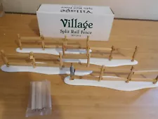 Dept 56 Village Accessory - Split Rail Fence - Set of 4 - #56.52597 - Free Ship