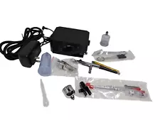 Airbrush Compressor Kit Dual Action Spray Air Brush Set Tattoo Nail Tool Art