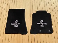 RHD! For Ford Mustang Shelby Super Snake floor mats carpet Black 2pcs 2015-21