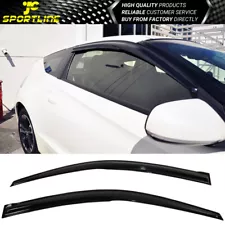 Fits 11-16 Honda CRZ Acrylic Mug Style Window Visors Rain Sun Guard 2Pc Set (For: Honda CR-Z)