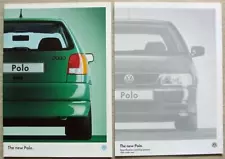 VOLKSWAGEN POLO L GL CL GLX Car Sales Brochure For 1995 #420/1190.11.25 09/94