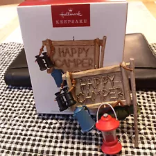 HALLMARK HAPPY CAMPER 2023 CHRISTMAS KEEPSAKE ORNAMENTS BINOCULARS LANTERN