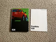 Porsche 1994/1995 928 Hardcover sales brochure WVK 127 211 95 In German